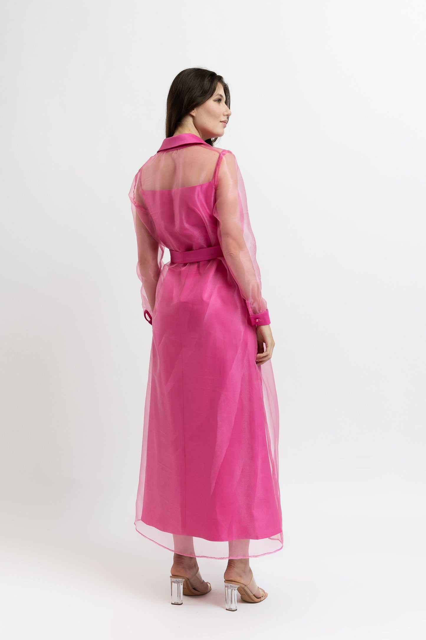 Set Jacheta din Organza + Rochie din Bumbac