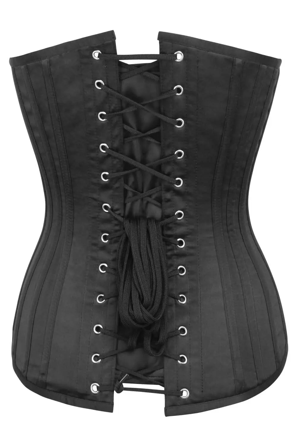 Korsett Overbust Marise Schwarzer Satin – CWSALE (BC-002)