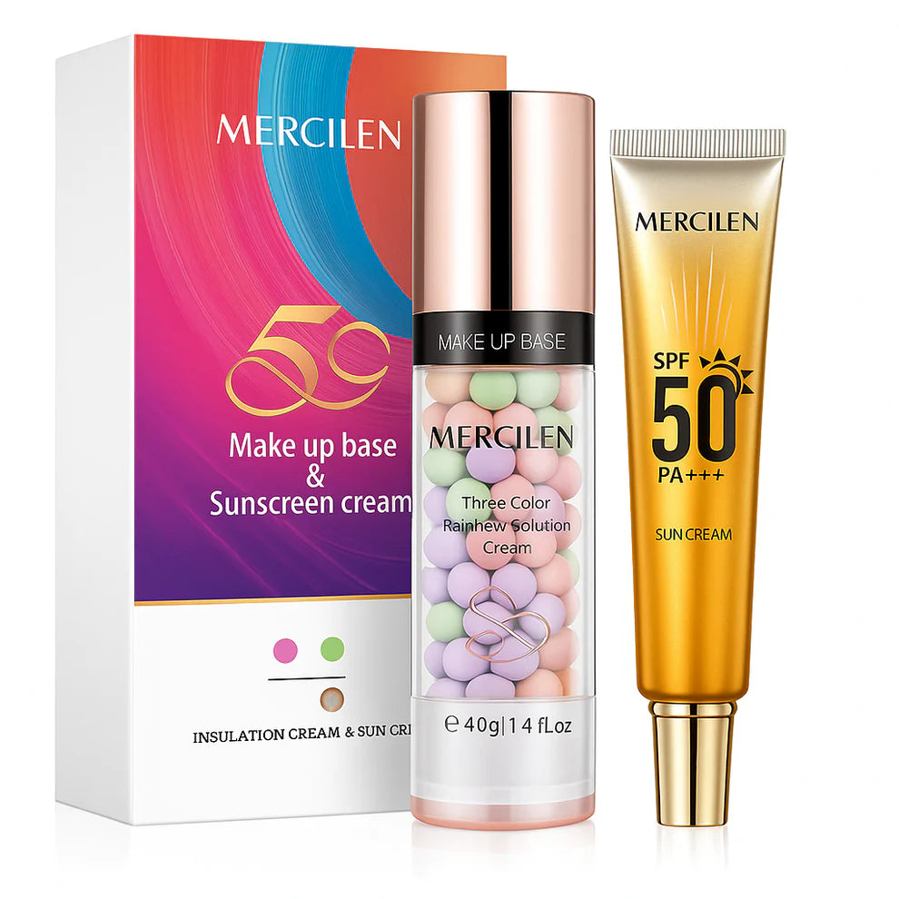 Set Make Up Base & Cremă Protecție Solară