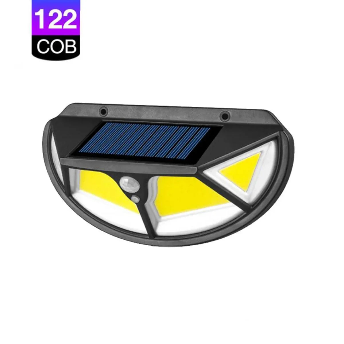 Lampa solara, cu senzor de miscare, lumina LED, acumulator, Naimeed , 122 LED-uri