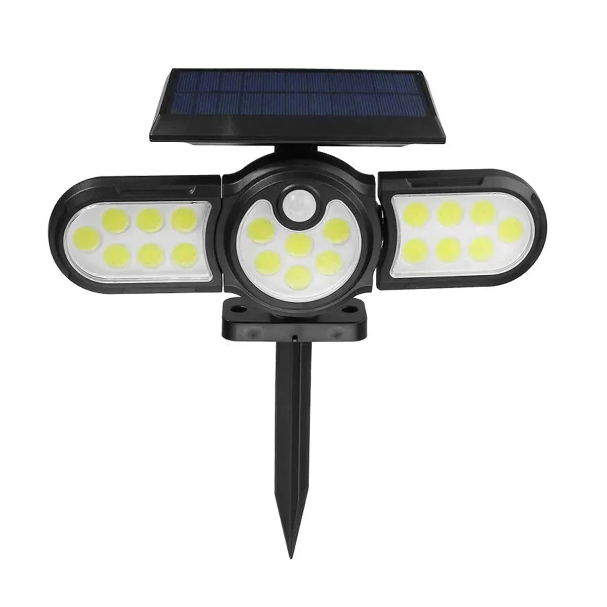 Lampa solara, cu senzor de miscare, lumina LED, acumulator, Naimeed, COB 140 LED-uri