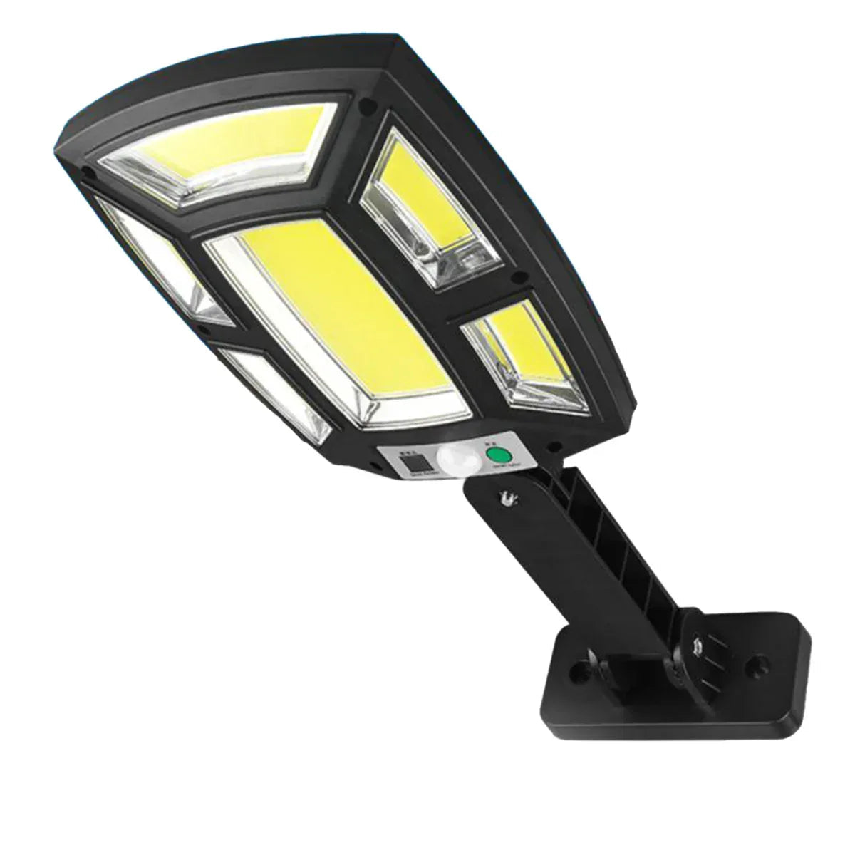 Lampa solara, cu senzor de miscare, telecomanda, lumina LED, acumulator, Naimeed, COB 151 LED-uri