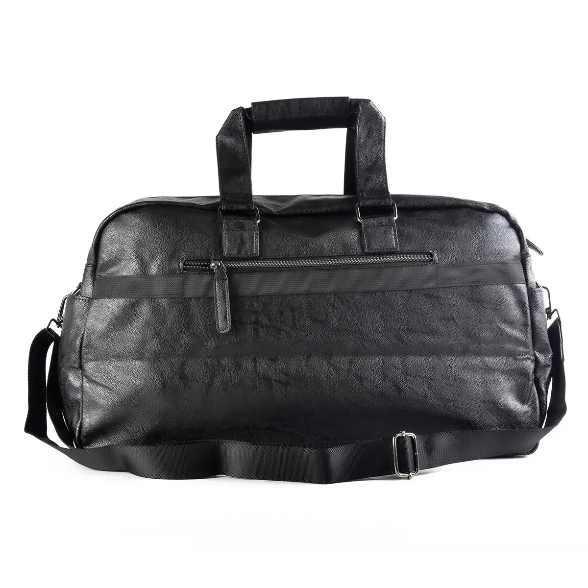 Geanta voiaj, pentru avion, piele ecologica, Naimeed, Companion, Negru, 50x18x28cm