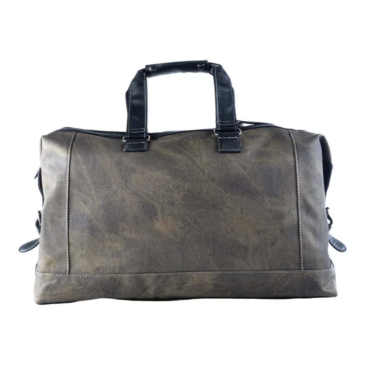 Geanta voiaj, pentru avion, piele ecologica, Naimeed, Companion, Verde militar, 45x20x30cm