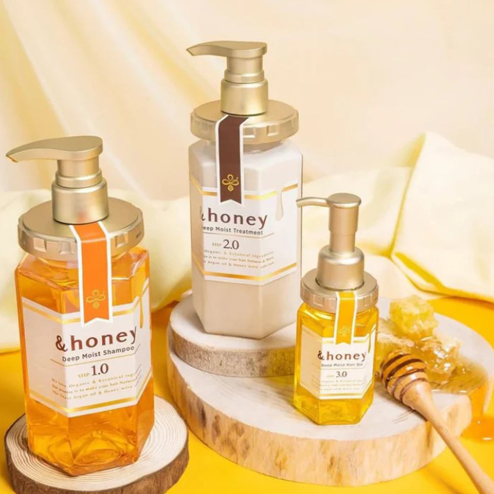 ViCREA Honey Tiefenwirksames Feuchtigkeitsshampoo – repariert und verleiht trockenem Haar Glanz, 440 ml
