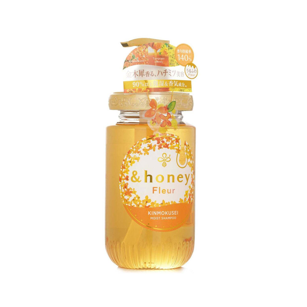 Fleur Kinmokusei Feuchtigkeitsspendendes Haarshampoo für trockenes und strapaziertes Haar, 450 ml