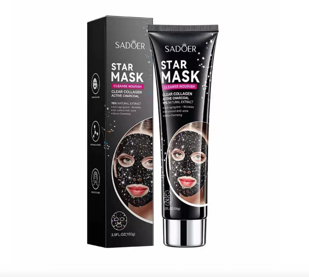 Mască Facială cu Cărbune Activ 100 g