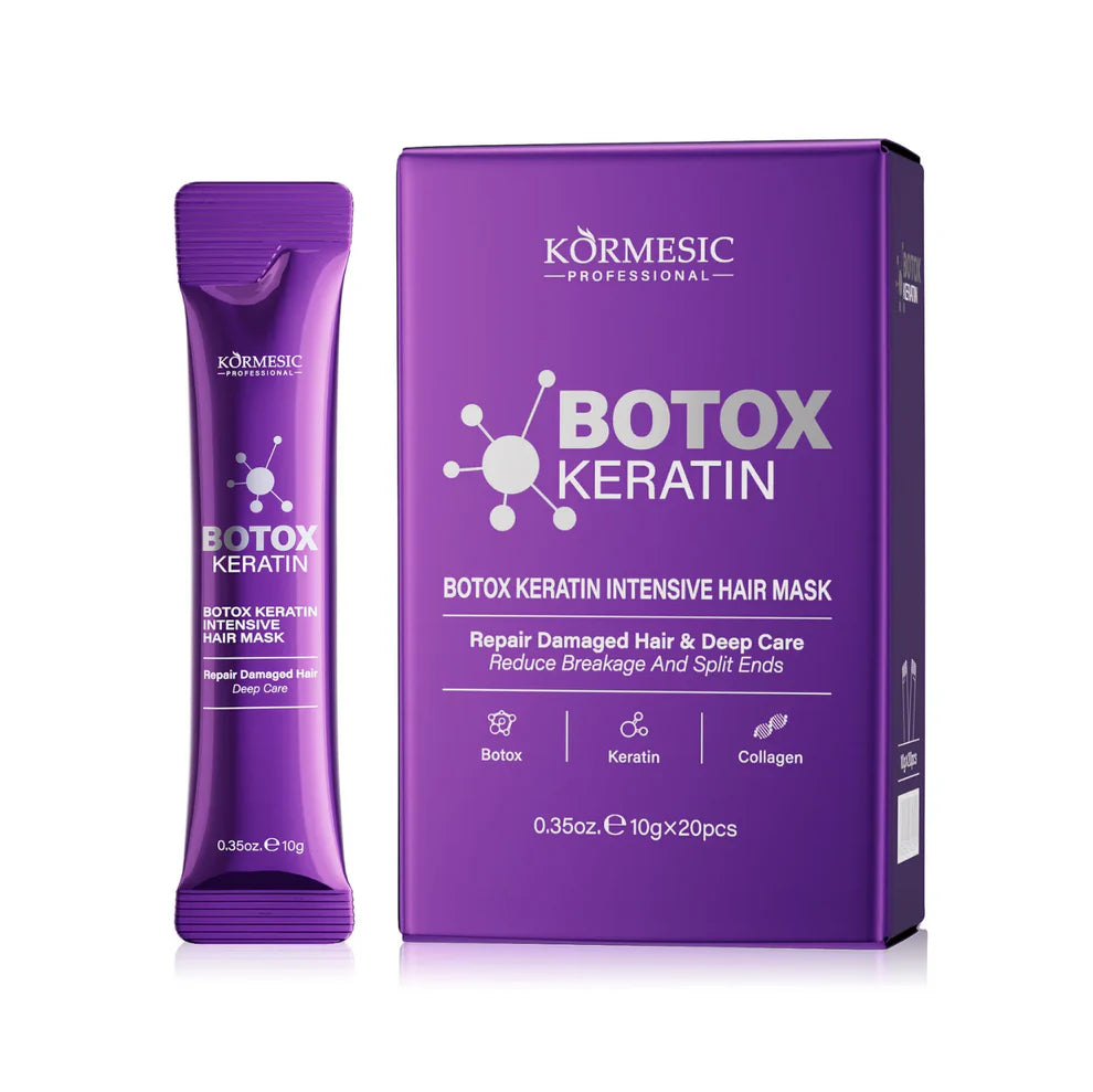 Masca par pentru hidratare si indreptare 20×10g Keratina si Botox
