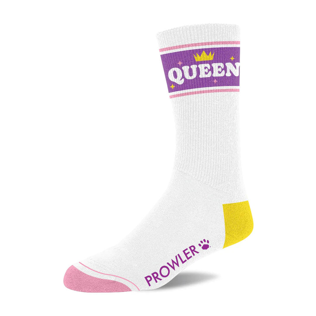 Șosete Prowler RED Queen Alb/Mov – Confort Premium și Stil Distinctiv