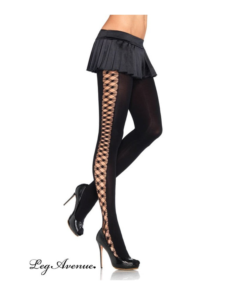 Hustler Room With A View Diamond View Strumpfhose – HH15 | Strumpfhose mit provokantem Muster