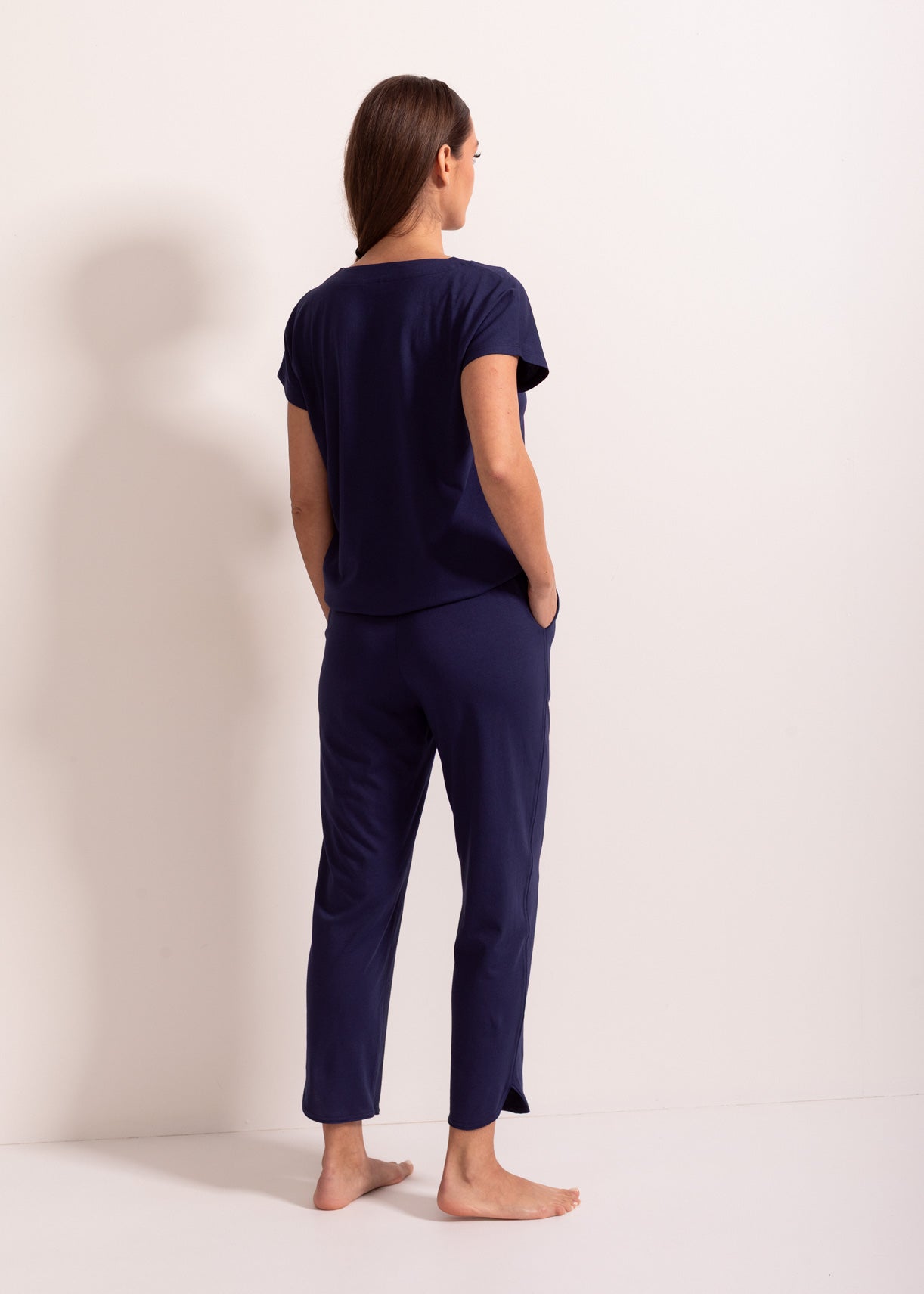 Pantaloni damă modal TENCEL™ Beatrice – pantaloni 7/8 eleganți și confortabili