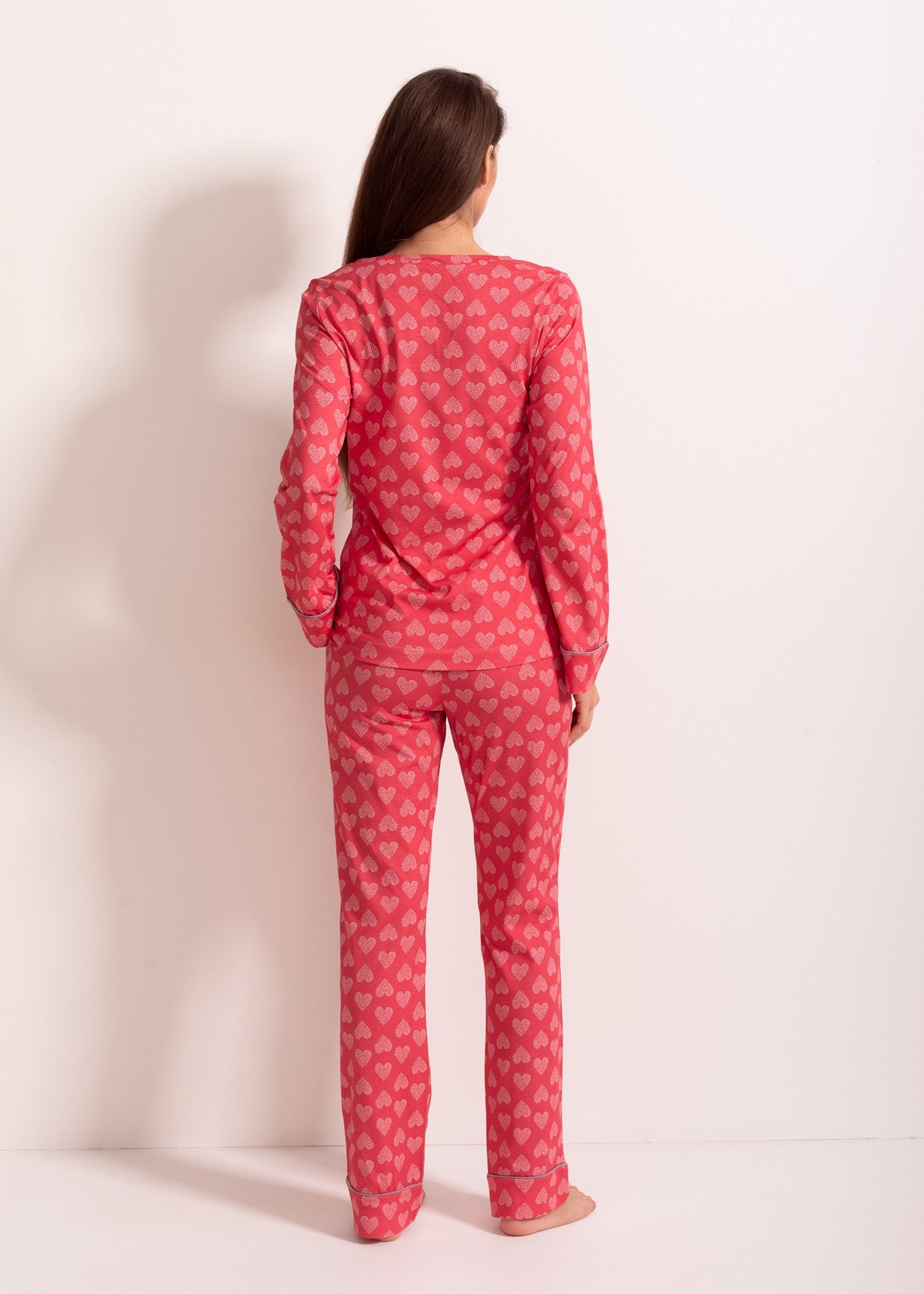 Pijama damă TENCEL™ – pijama confortabilă cu mâneci lungi și pantaloni lungi