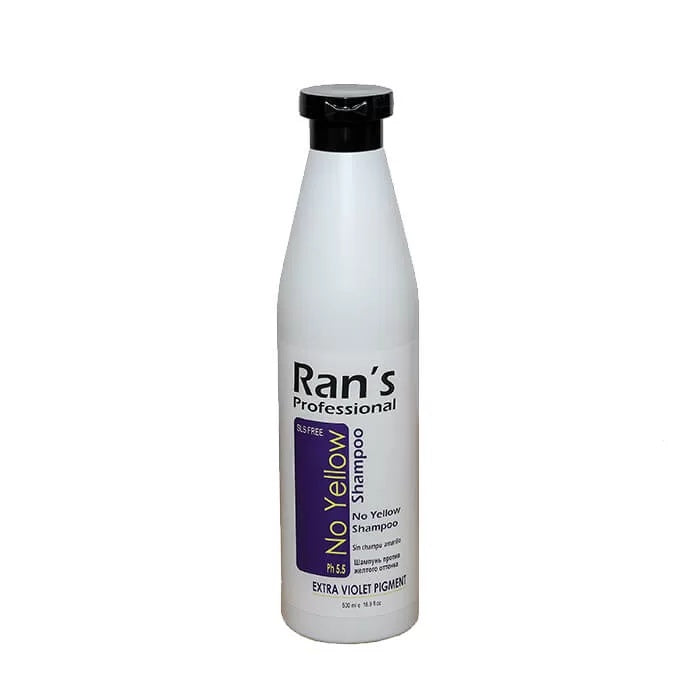 Ran's Professional No Yellow Shampoo 500 ml – Neutralisiert Gelbtöne