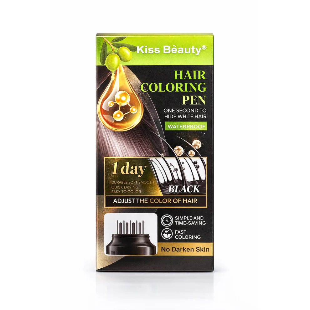 Creion Colorant pentru fire albe Păr Negru