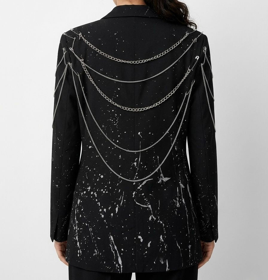 Sacou Dama Statement - Accesorizat Handmade