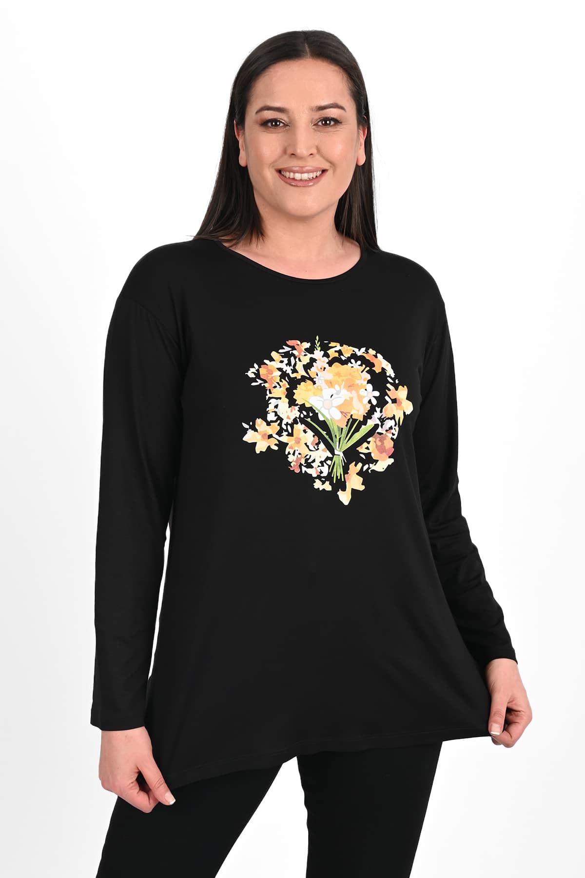 Bluse für Damen in großen Größen "Bouquet"