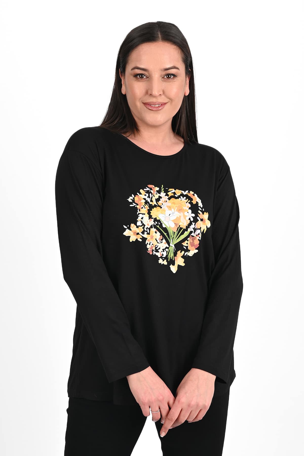 Bluse für Damen in großen Größen "Bouquet"