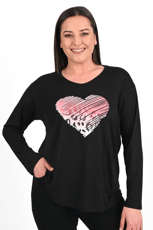Bluza dama marimi mari Heart