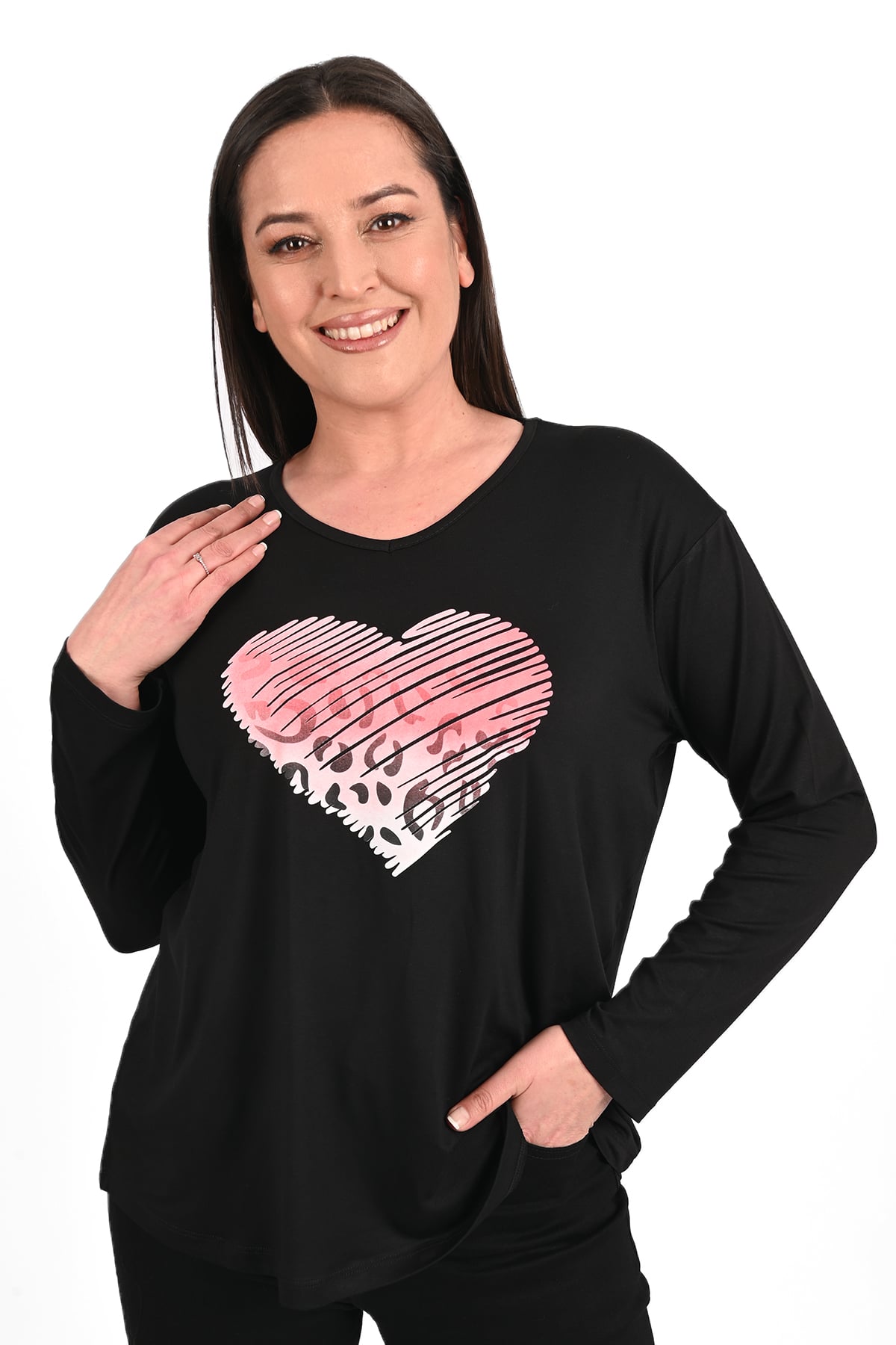 Bluza dama marimi mari Heart