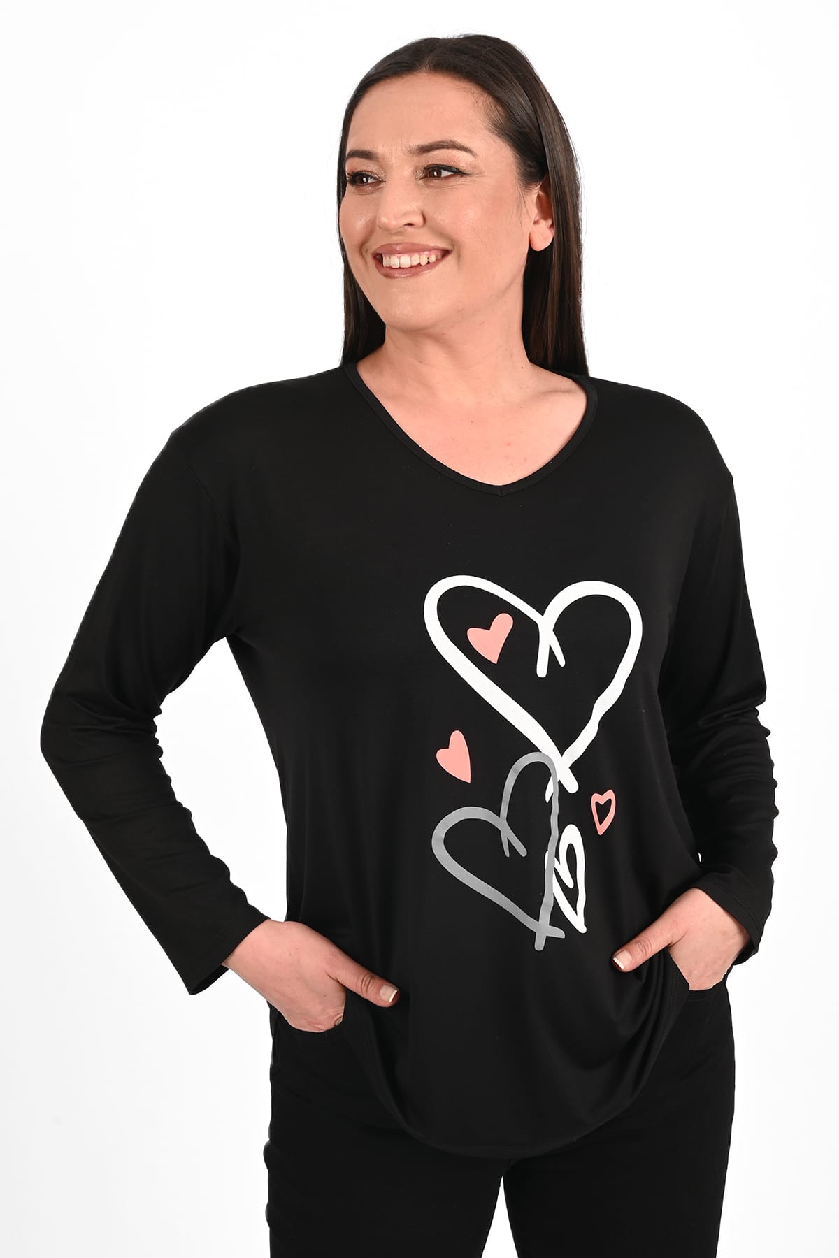 Bluza dama marimi inimioare