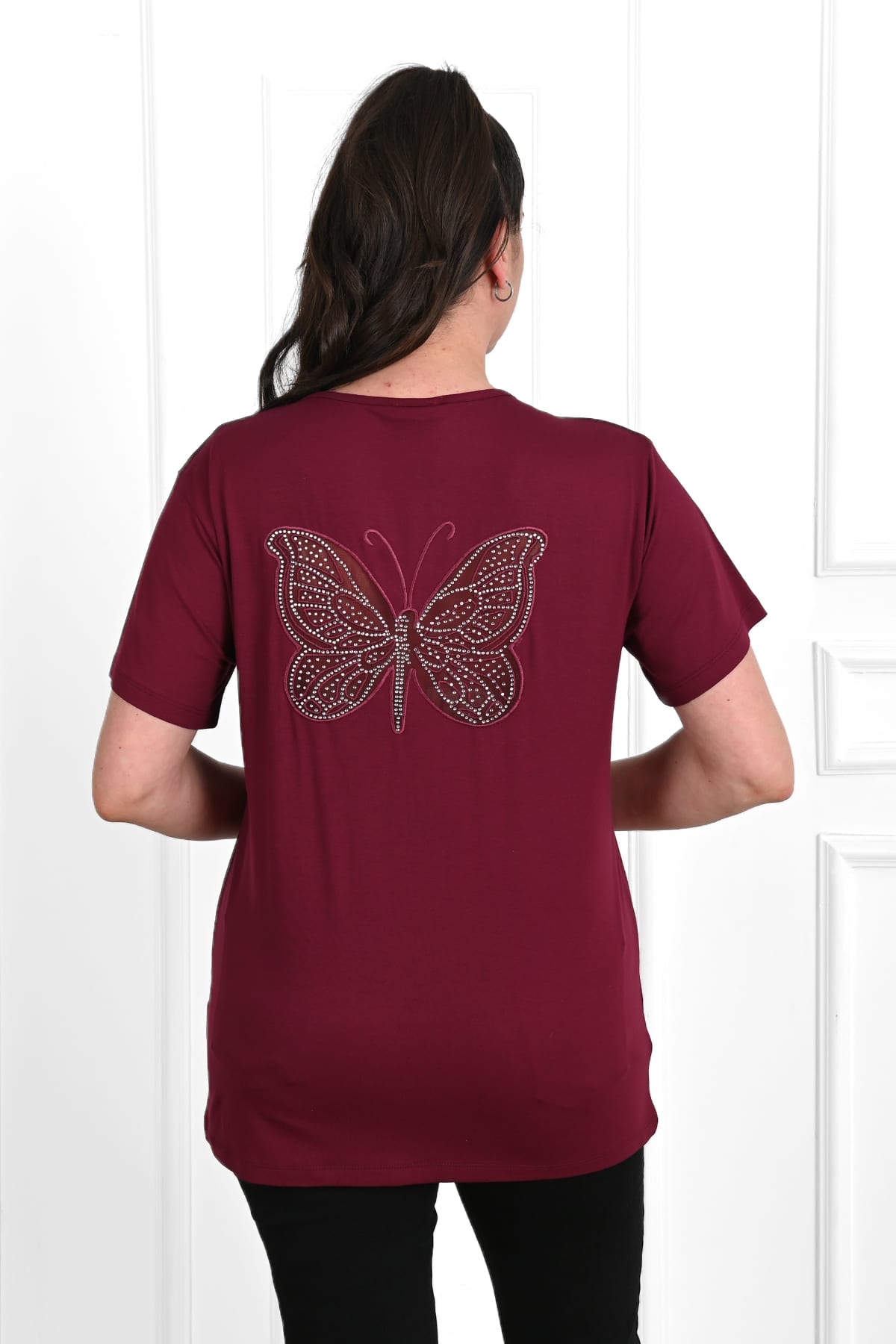 Tricou dama marimi mari Butterfly