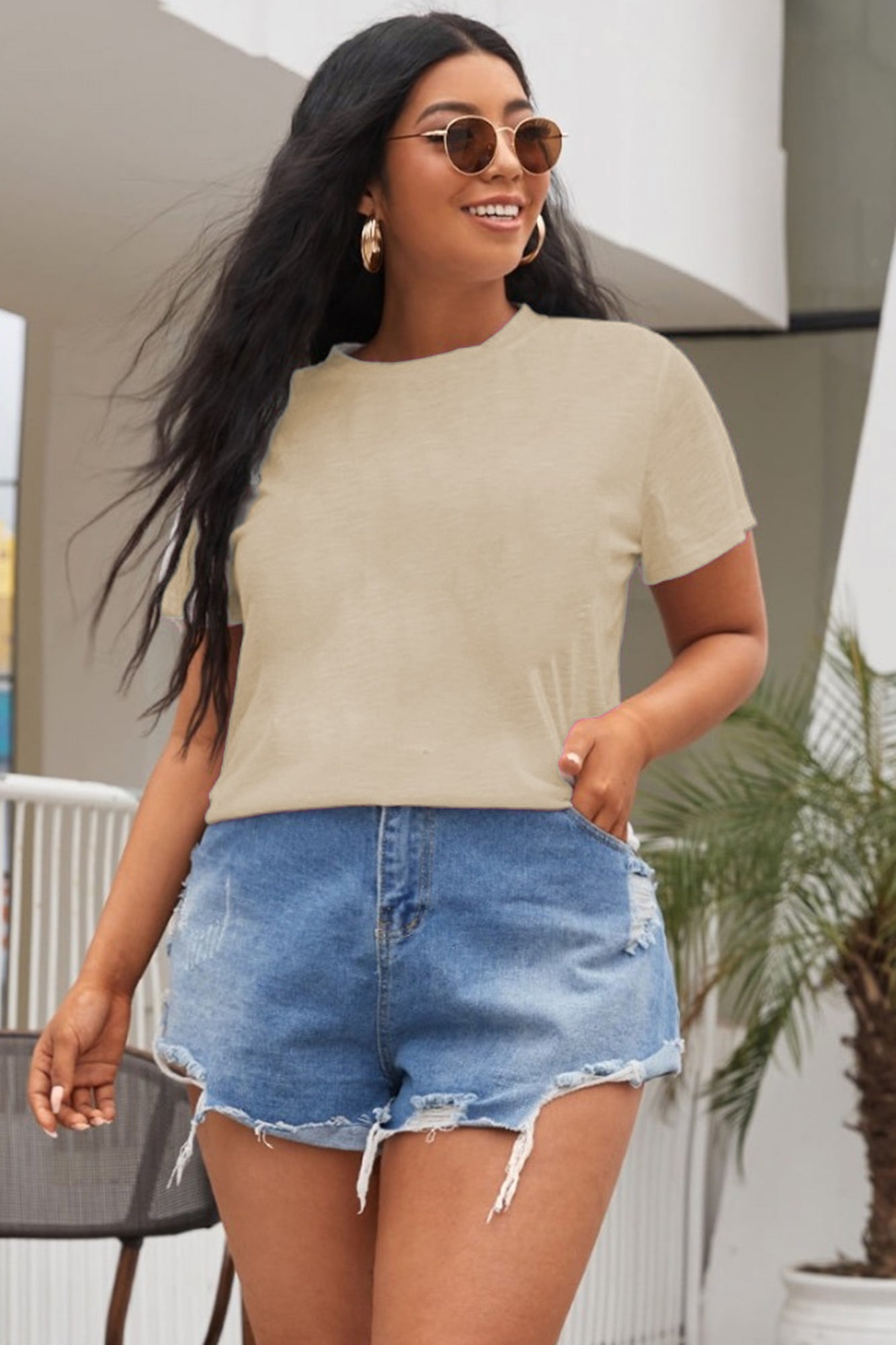 Damen-T-Shirt in großen Größen