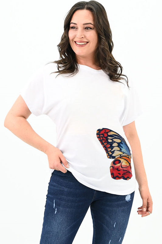 Tricou dama marimi mari butterfly
