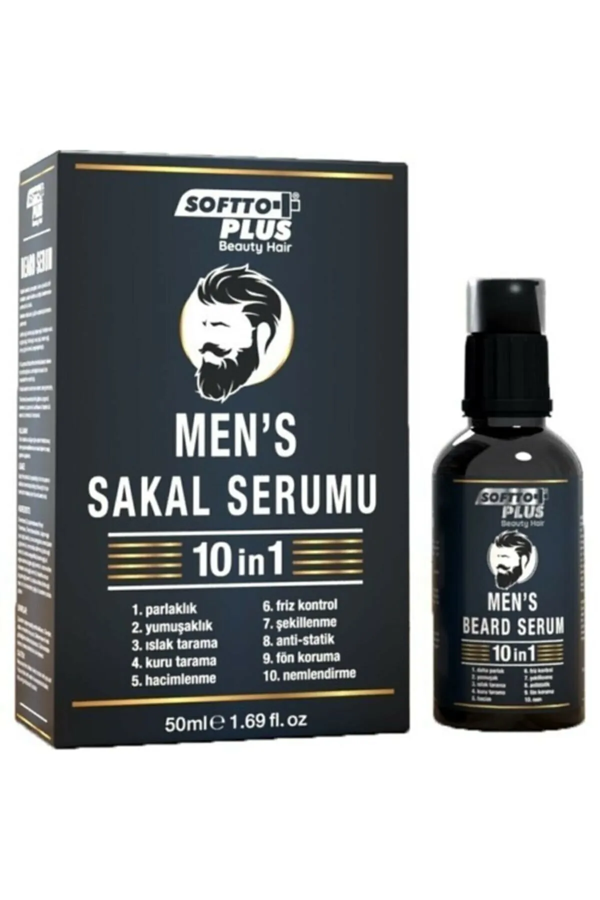 Ser pentru firele albe Barbă pentru Bărbați – 50 ml