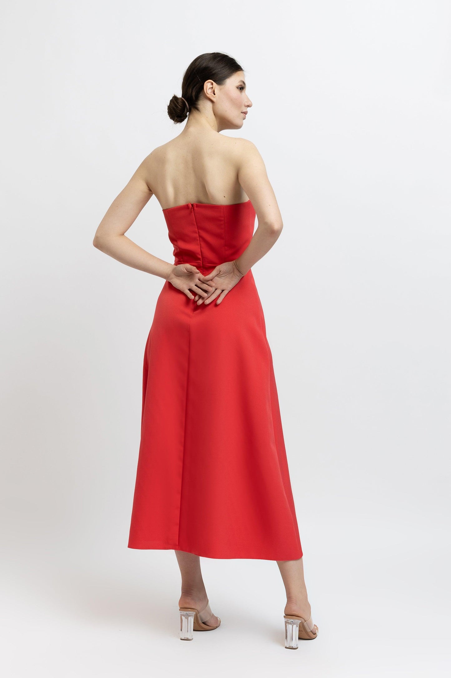 Trägerloses Kleid
