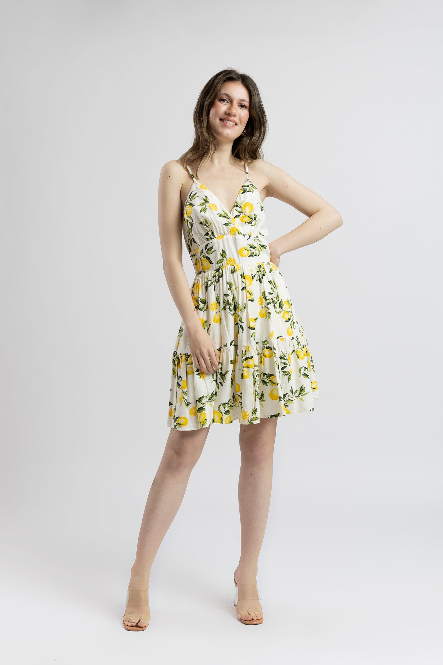 Sommerkleid in Zitronengelb
