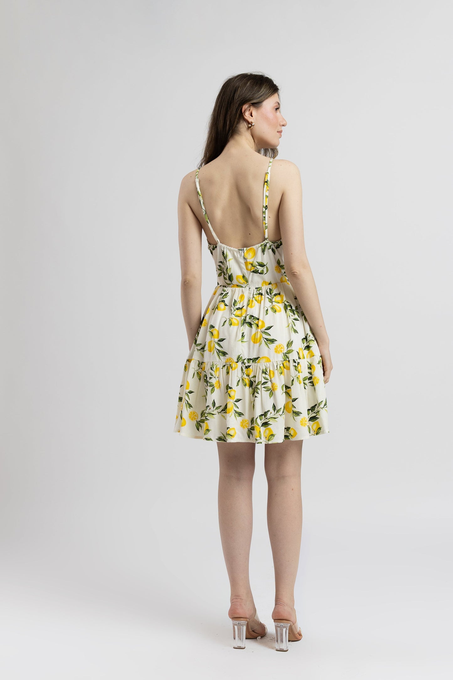 Sommerkleid in Zitronengelb
