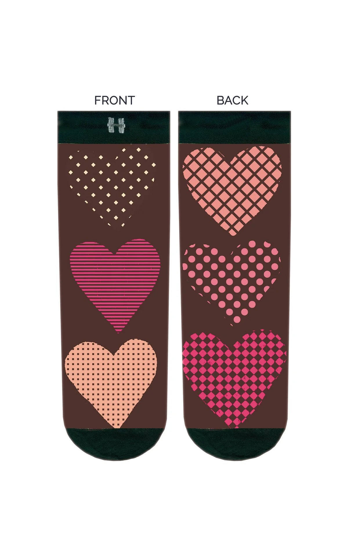 Șosete medii fashion HYD Celebration MB Minimedias F5 S.V. CUORE 3 – Design romantic și expresiv