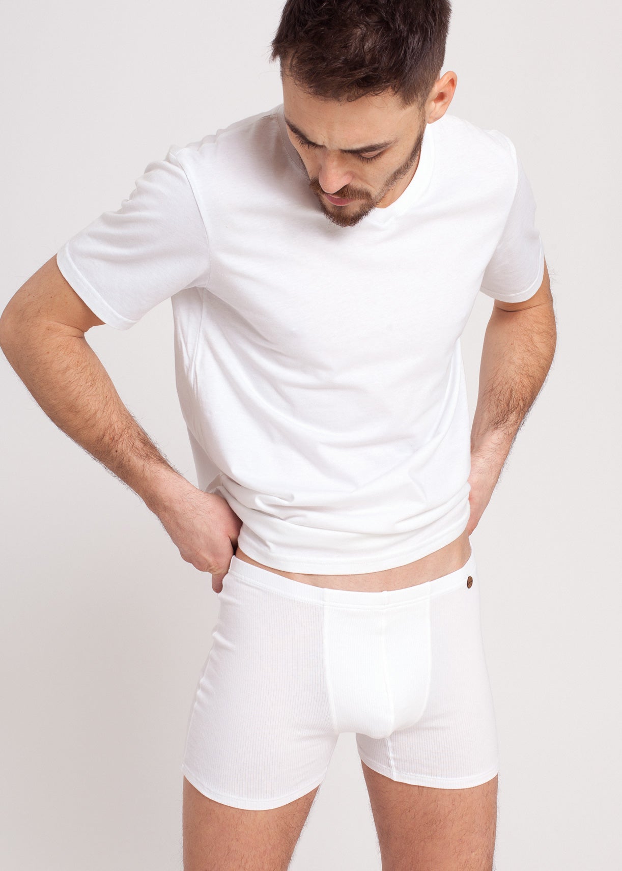 Boxeri bărbați Retro Cotton – Lenjerie din bumbac confortabilă, stil clasic și respirabil
