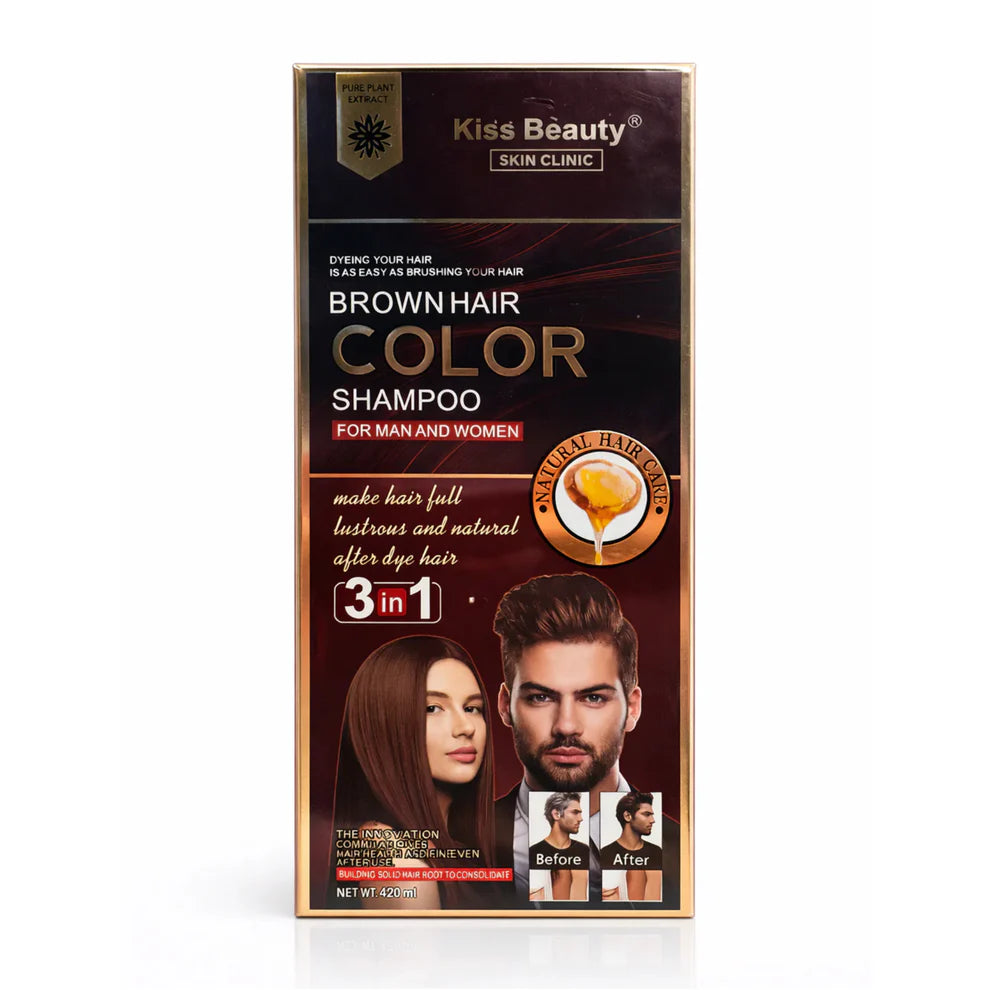 Șampon Colorant fire Șaten 3 în 1 (420 ml)