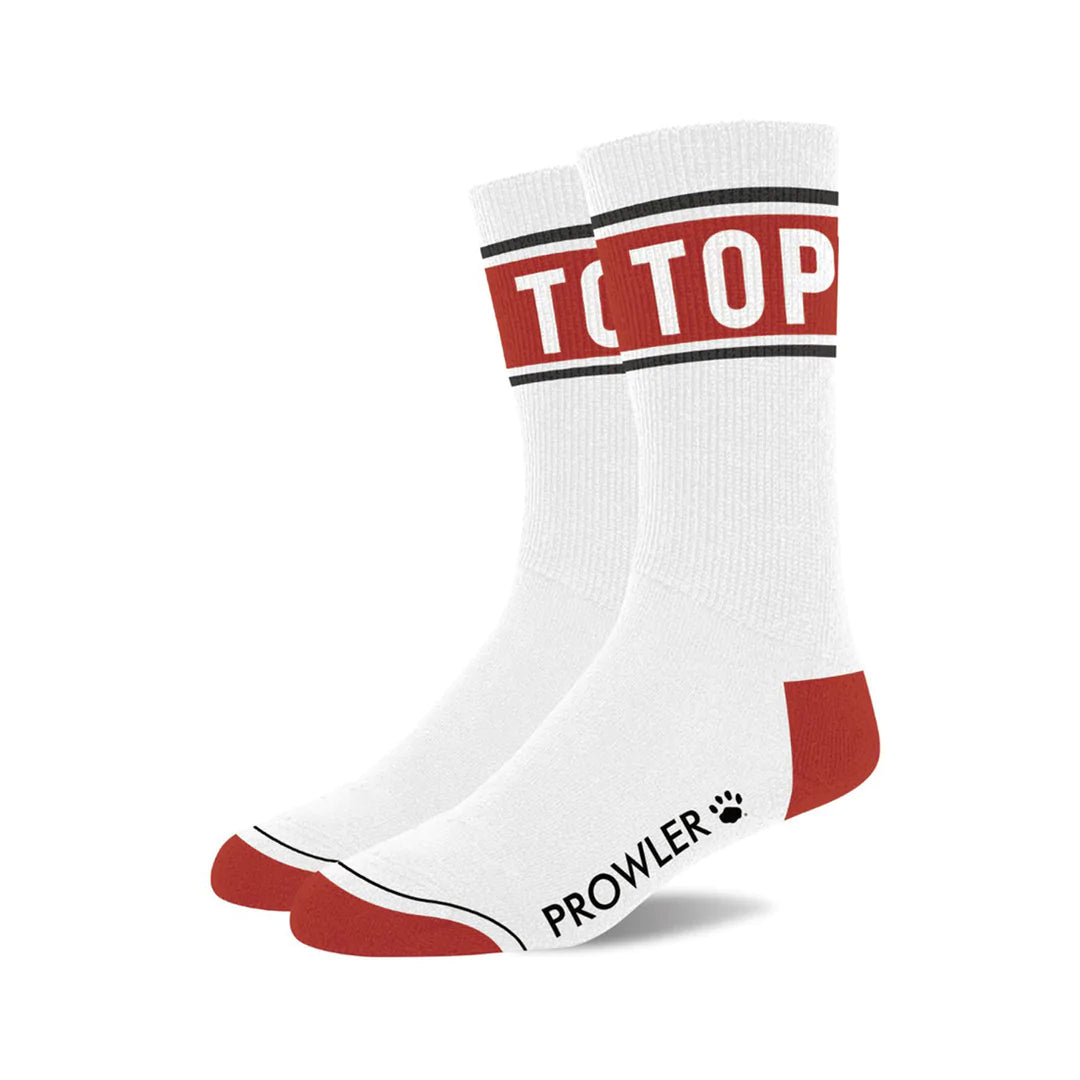 Șosete Prowler TOP Alb/Roșu – Confort, Stil și Atitudine