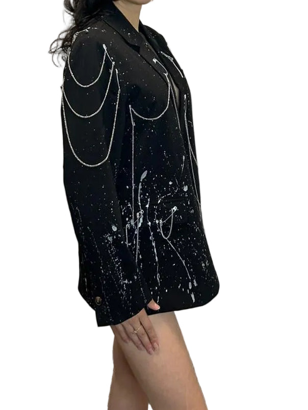 Sacou Dama Statement - Accesorizat Handmade