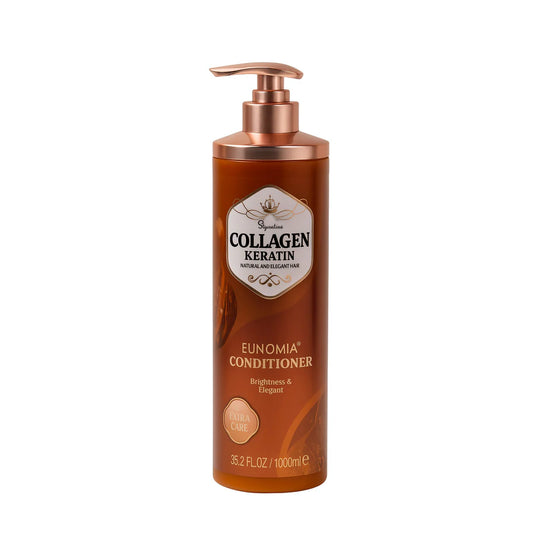 Balsam de păr EUNOMIA cu colagen și keratină – hidratare profundă și strălucire naturală 1000 ml