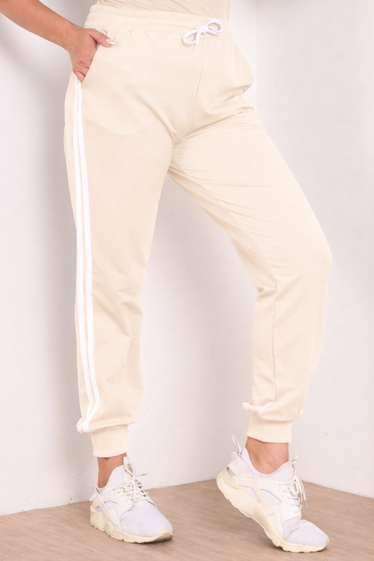 Pantalon dama marimi mari de trening 2 dungi
