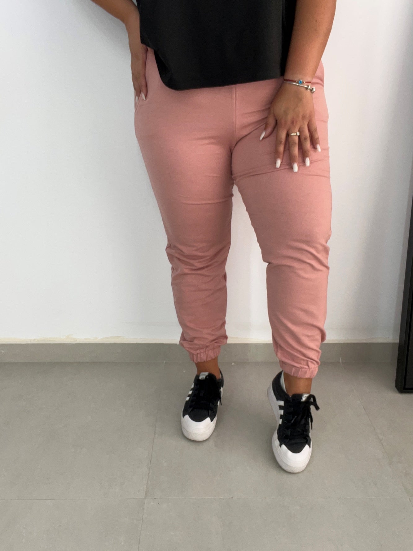 Damskie spodnie dresowe plus size