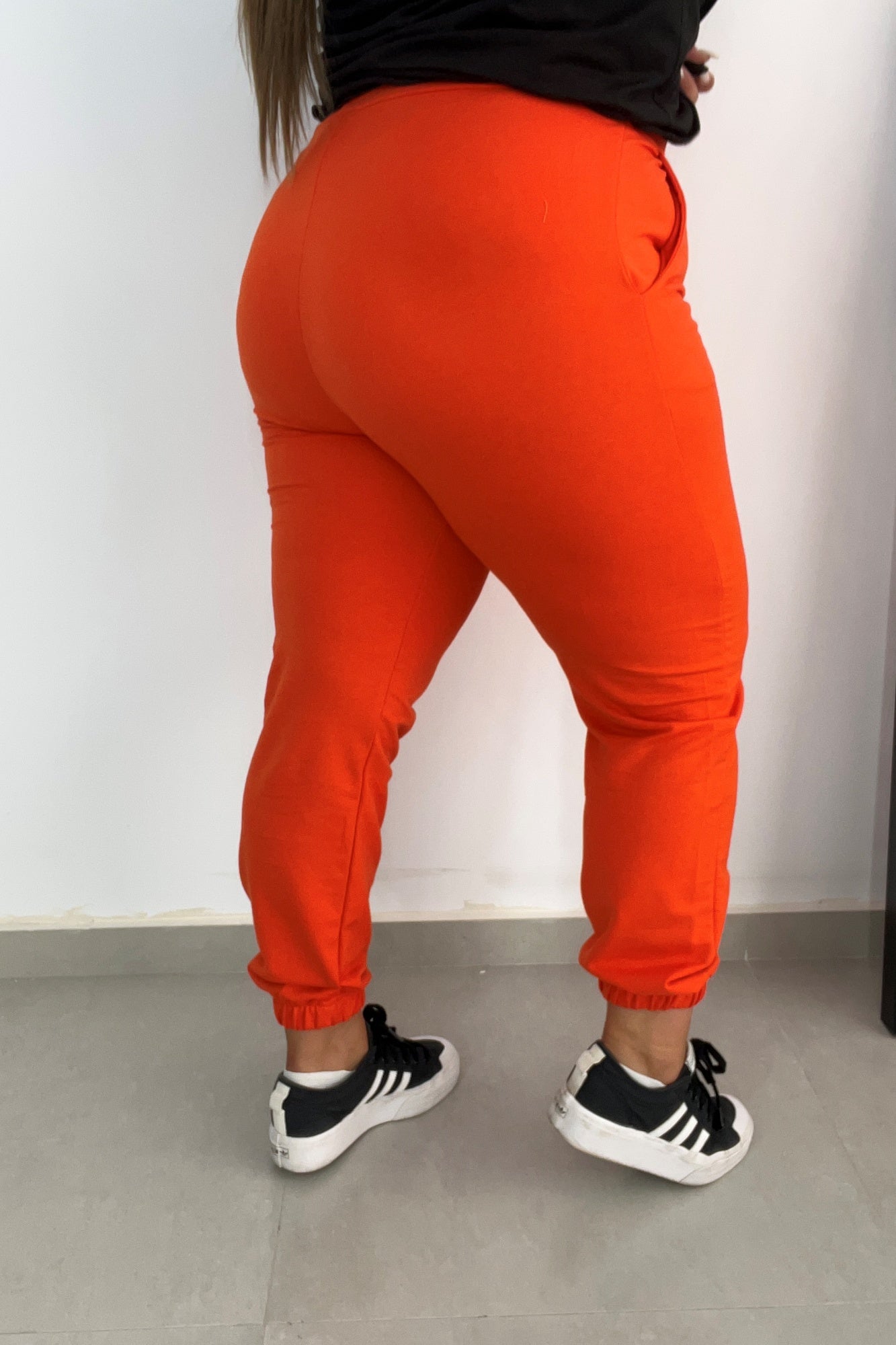 Damskie spodnie dresowe plus size