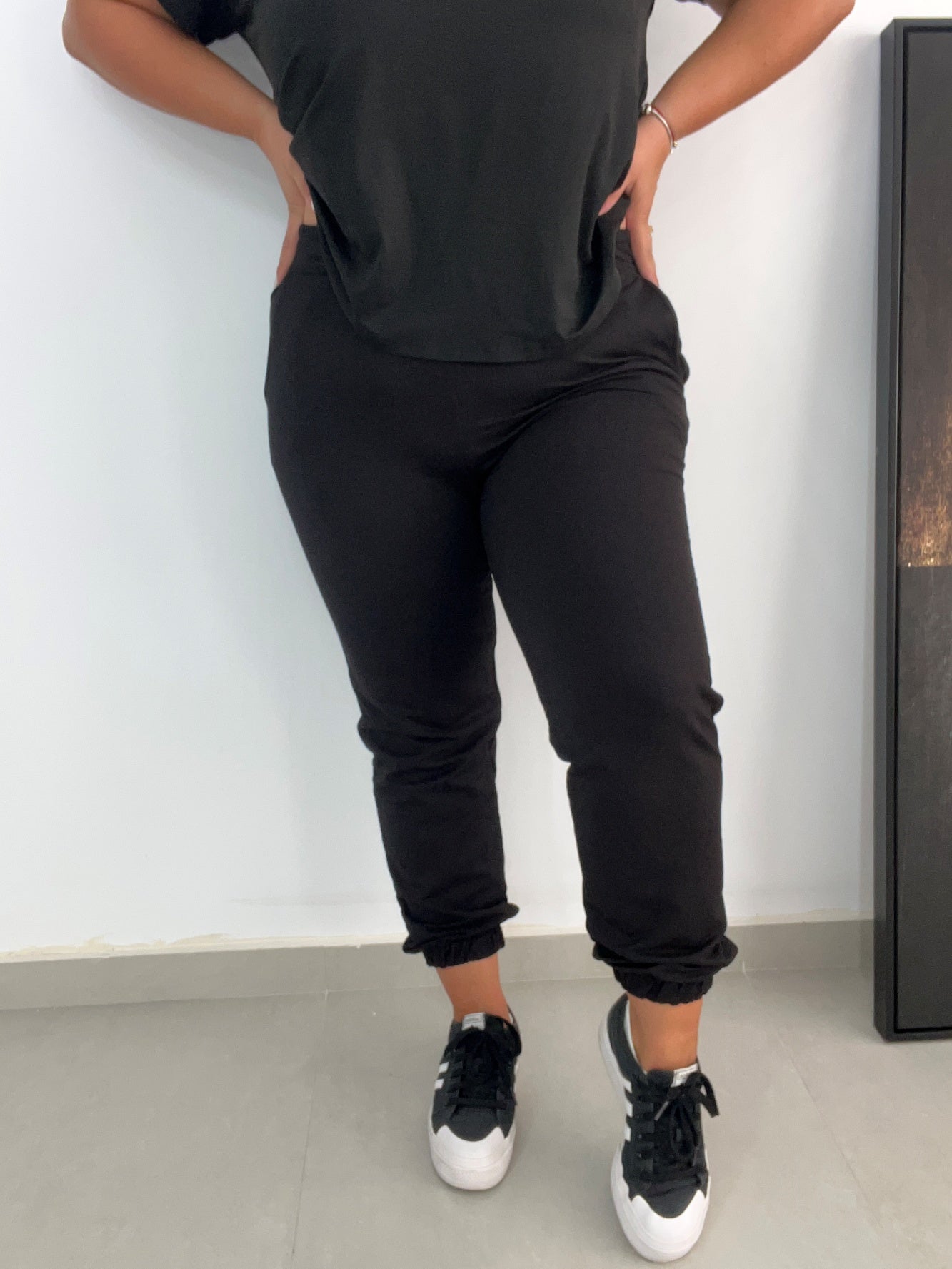 Damskie spodnie dresowe plus size