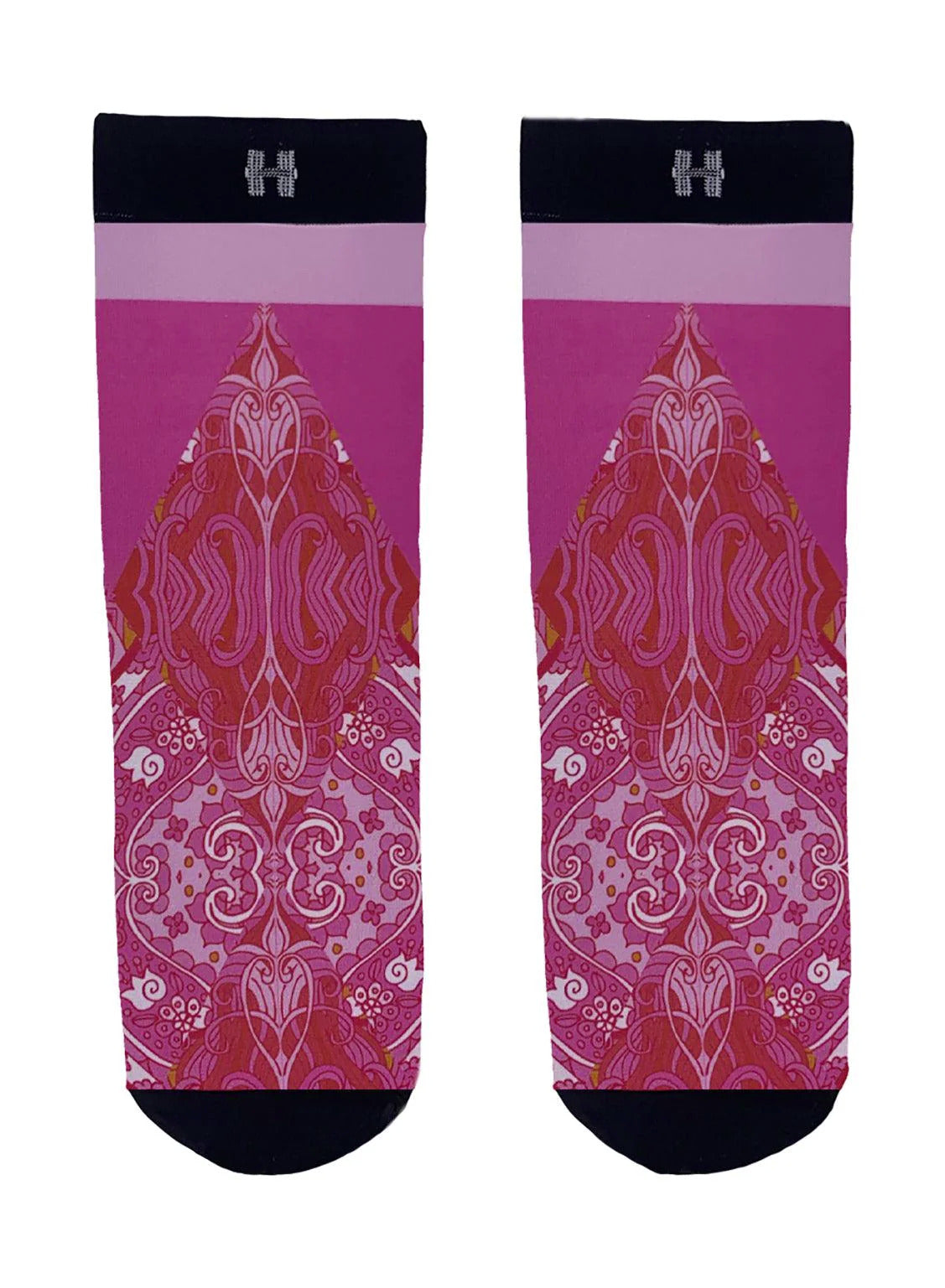 Șosete medii damă HYD Art Fashion  – Design artistic imprimat prin sublimare, 20 DEN