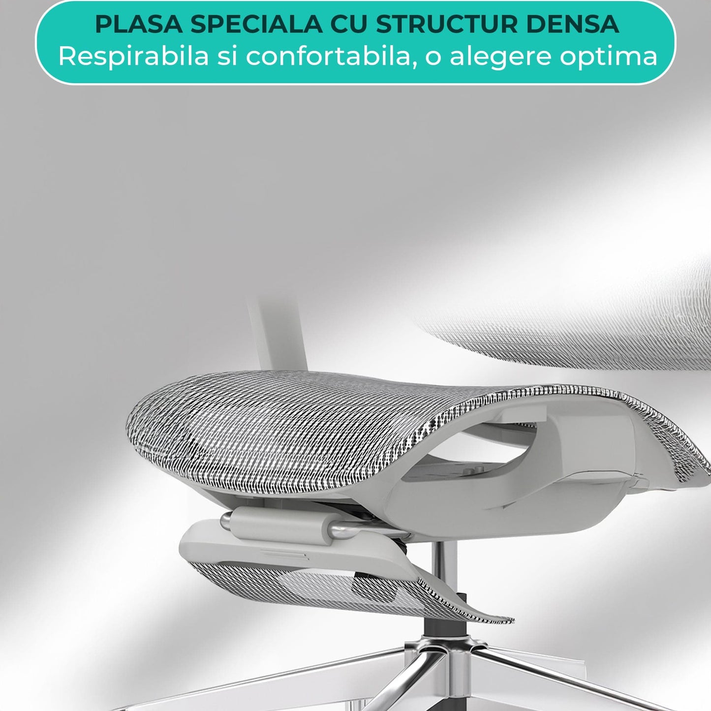 Scaun ergonomic Timebox, Cotiere 4D, pana la 150 kg, 150°, Gri