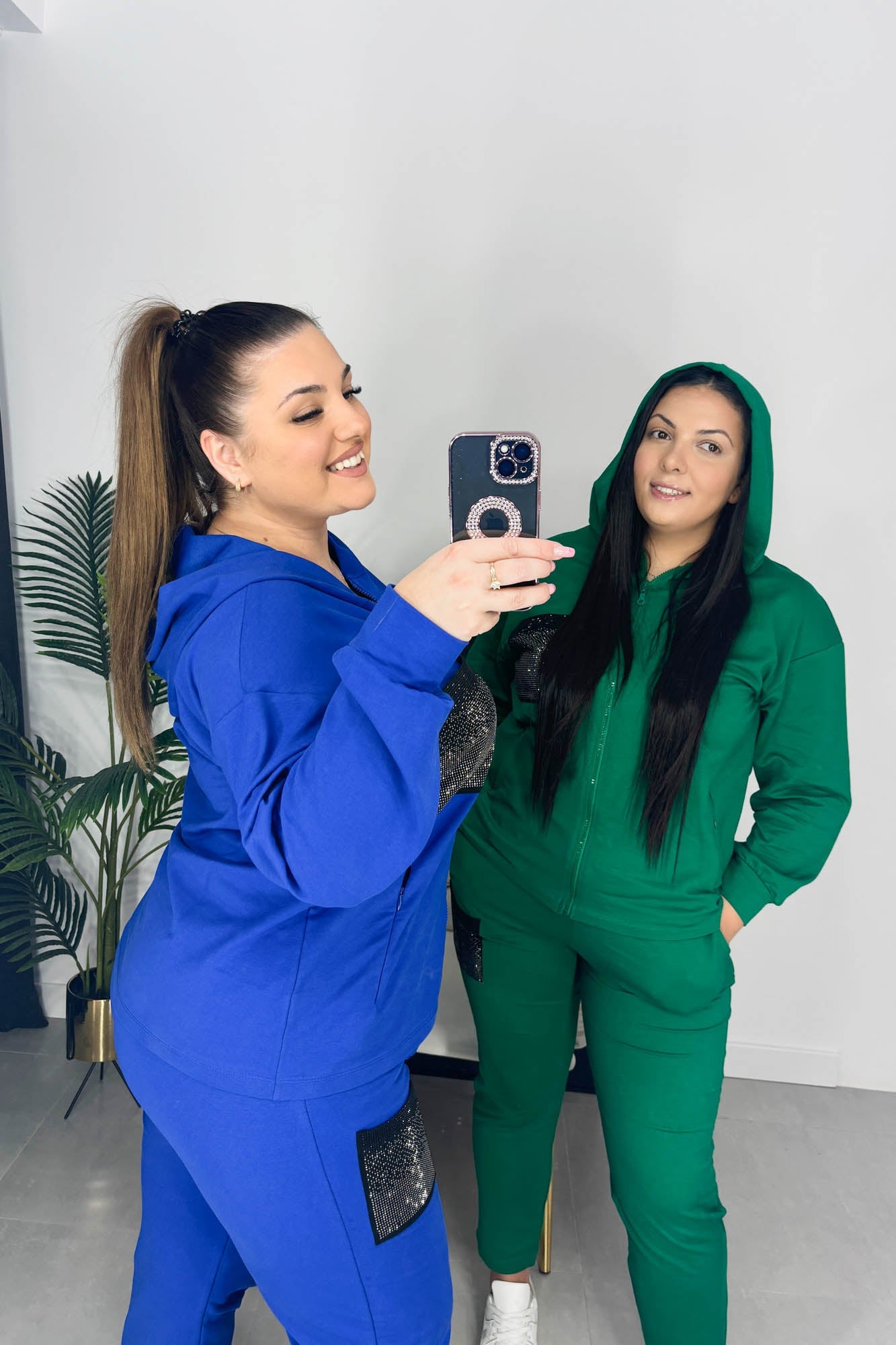 Dres damski plus size kieszeń