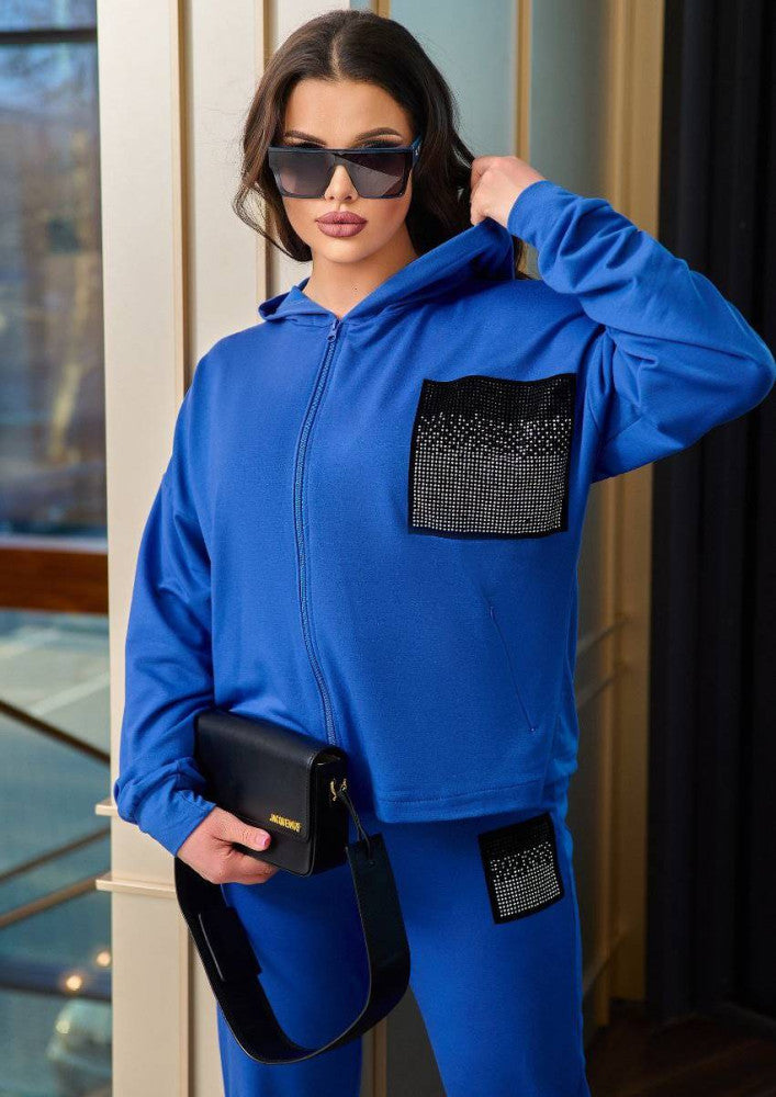 Dres damski plus size kieszeń