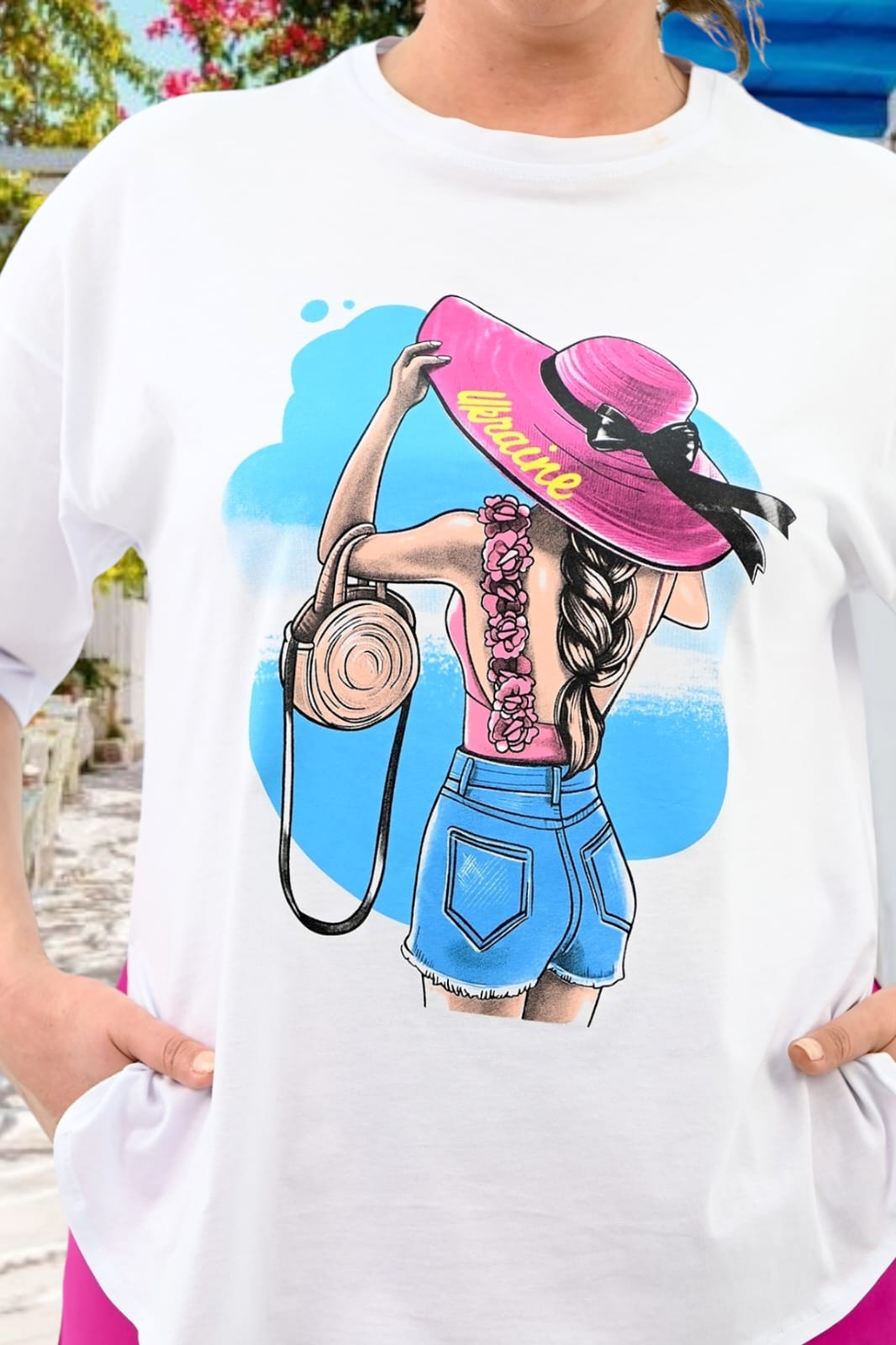 Hosen- und Blusen-Set mit Print