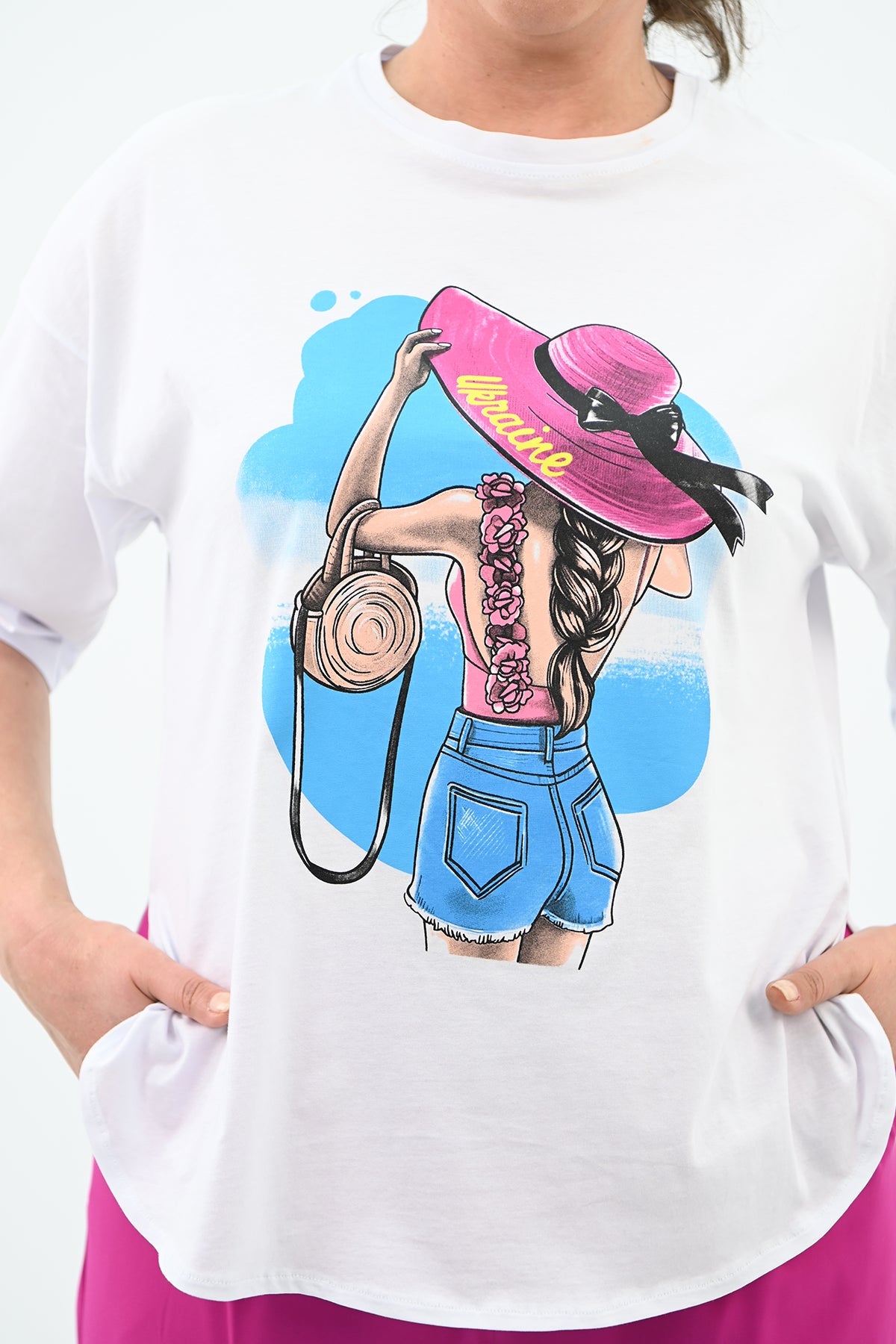 Hosen- und Blusen-Set mit Print