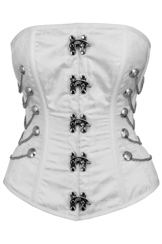 Gorset Shalita Overbust Steampunk – Elegancja Wiktoriańska i Wyszczuplona Talia