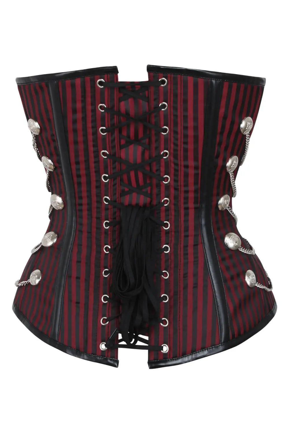 Korsett Arleth Overbust Steampunk – Viktorianischer Stil mit industriellen Akzenten