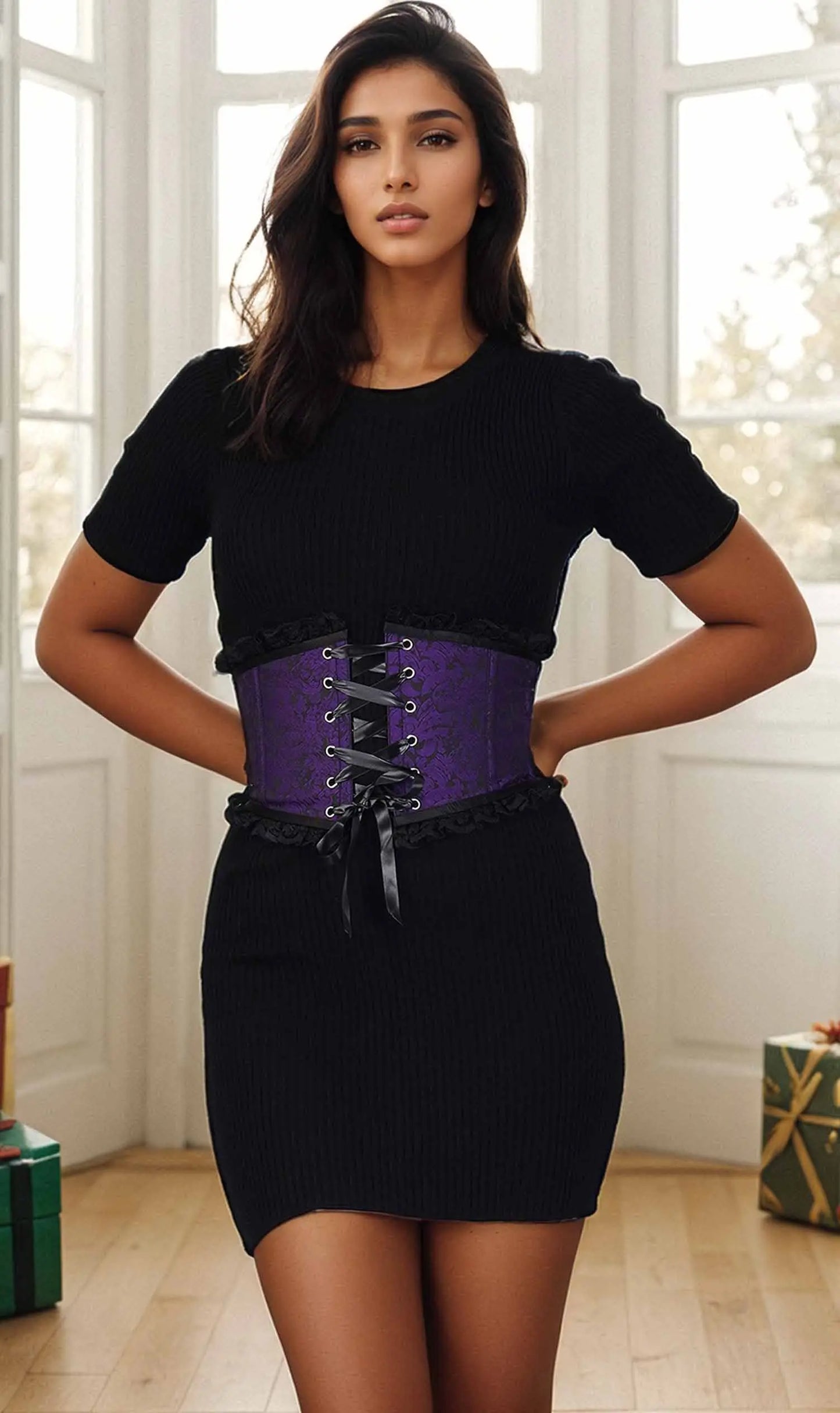 Corset Sedona din Brocart Bunny Corset